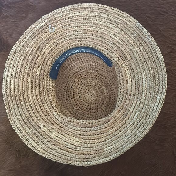 Helen Kaminski
Tahani Crocheted Raffia Sun Hat in Nougat size M main image 9